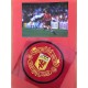 Signed picture of Gordon Strachan the Manchester United footballer.